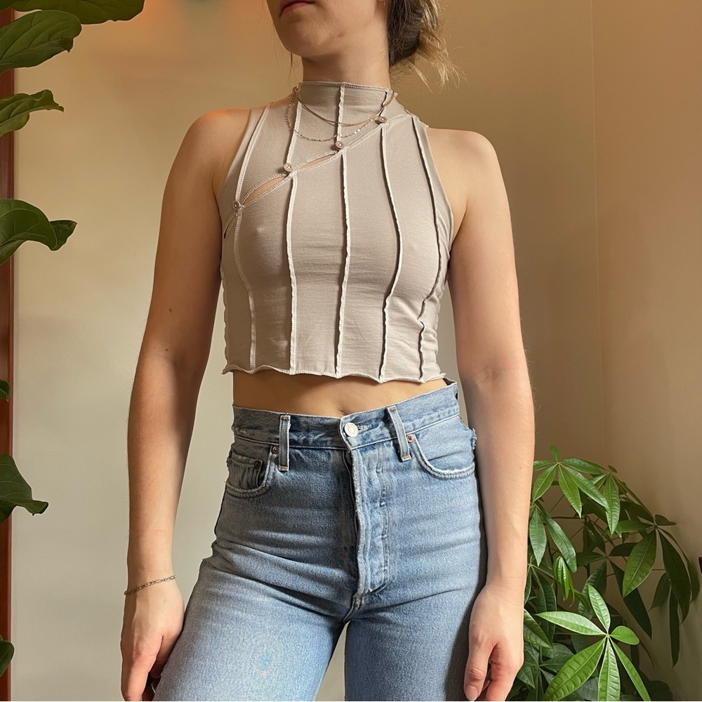 Motel Rocks Helvy Crop Top